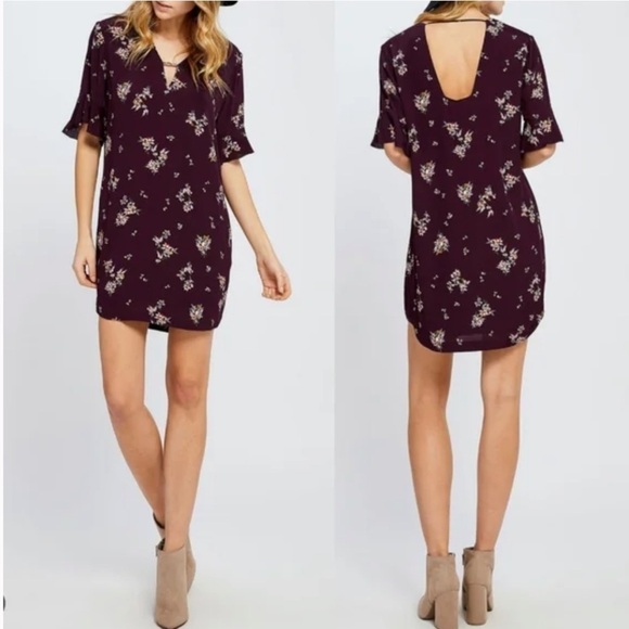 🆕 Gentle Fawn Urban Outfitters Jessica In Apricot Posy Floral - Picture 2 of 10